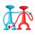Oogi – figurine extensible à ventouses en silicone durable Red 1 - vertbaudet enfant 