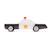 Voiture de police en bois – véhicule miniature design dès 3 ans Black;white 2 - vertbaudet enfant 