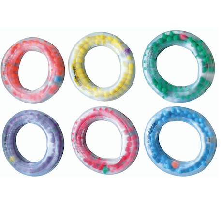 6 anneaux sensoriels - jouet éducatif pour enfants Multi-coloured 1 - vertbaudet enfant 