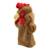 Marionnette Puppet buddies - poulet Brown 2 - vertbaudet enfant 