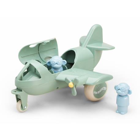 Avion Jumbo Re:line – jouet écologique en plastique 100 % recyclé Green 1 - vertbaudet enfant 