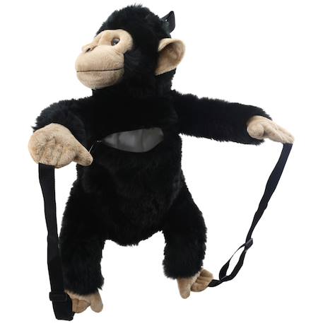 Fille-Sacà dos animal - chimpanzé 42cm