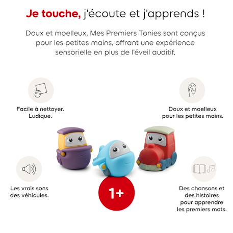 Coffret mes premiers tonies - en voyage MULTICOLORE 3 - vertbaudet enfant 