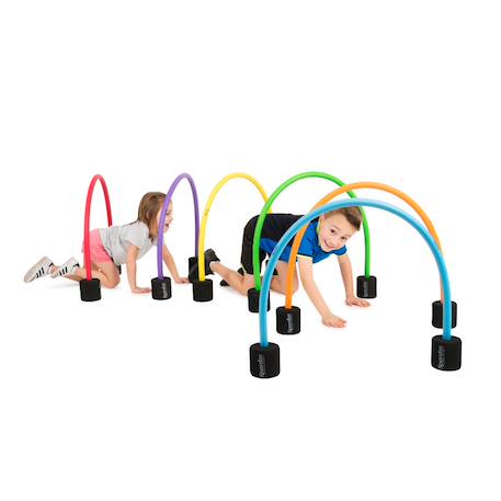 Lot de 6 arceaux en mousse - jouet éducatif pour enfants Multi-coloured 2 - vertbaudet enfant 