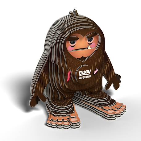 Puzzle 3d - sasquatch Bigfoot Brown 4 - vertbaudet enfant 