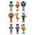 Dress up aimante - superhéros Multicolor 2 - vertbaudet enfant 
