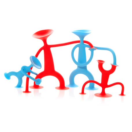 Oogi – petit personnage extensible en silicone avec ventouses Blue;red 1 - vertbaudet enfant 