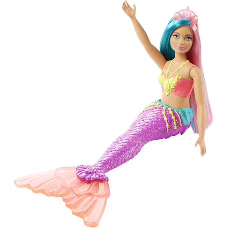 Barbie dreamtopia poupéé mannequin sirène Multicolore 5 - vertbaudet enfant 