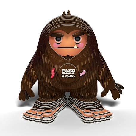 Puzzle 3d - sasquatch Bigfoot Brown 3 - vertbaudet enfant 