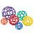 Balle de préhension 12 cm - jouet éducatif pour enfants Multi-coloured 3 - vertbaudet enfant 