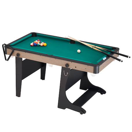 Table de billard pliable  pour toute la famille avec accessoires inclus Vert 1 - vertbaudet enfant 