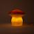 Lampe veilleuse artisanale champignon Blanc, orange 6 - vertbaudet enfant 