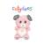 Peluche chien Cutydoos love 13 cm Blanc 1 - vertbaudet enfant 