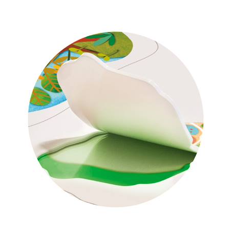 Autocollants jelly - animaux sauvages Multicolor 6 - vertbaudet enfant 
