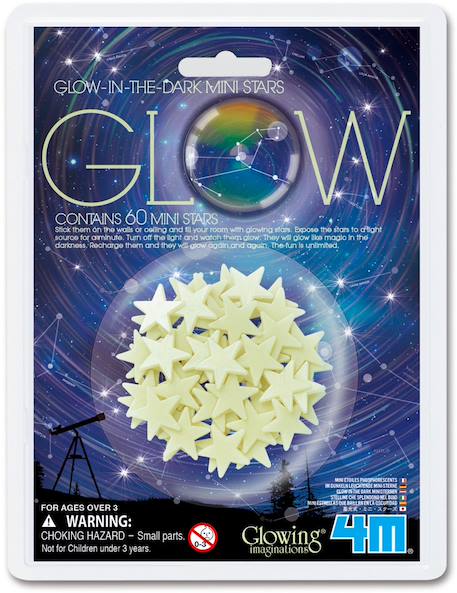 Autocollants Mini-etoiles phosphorescentes White 3 - vertbaudet enfant 