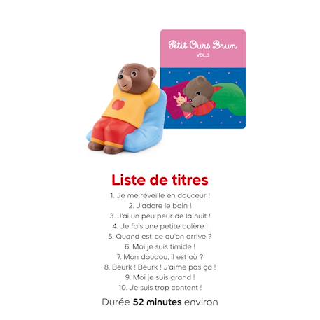Tonies figurine petit ours brun vol.3 MULTICOLORE 3 - vertbaudet enfant 