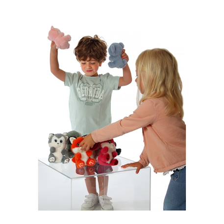 Peluche - peluche chien husky skandy cutydoos gris bleuté – 13 cm Blanc 6 - vertbaudet enfant 