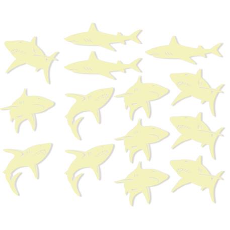 Pack phosphorescent:  Requins, 14 pièces et des autocollants White 2 - vertbaudet enfant 