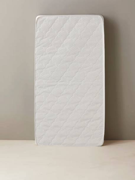 Matelas bébé climatisé anti-acarien mousse Certipur® blanc 1 - vertbaudet enfant 