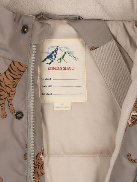 Veste coupe-vent imperméable motifs coeurs Mismou gris+rose 6 - vertbaudet enfant 