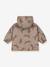 Veste coupe-vent imperméable motifs coeurs Mismou gris+rose 3 - vertbaudet enfant 