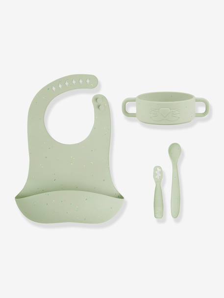 Coffret premier repas rose+vert 9 - vertbaudet enfant 