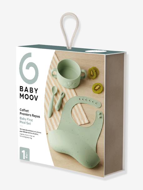 Coffret premier repas rose+vert 11 - vertbaudet enfant 