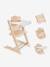Tripp Trapp pack chaise + plateau beige+gris 1 - vertbaudet enfant 