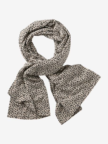 Echarpe de portage Cherry+gris chiné pucé+ivoire végétal+Léopard 14 - vertbaudet enfant 