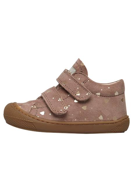 Chaussures en suède cocoon vl Gris tourterelle-+Marron-+Prune+Rose poudré- 18 - vertbaudet enfant 