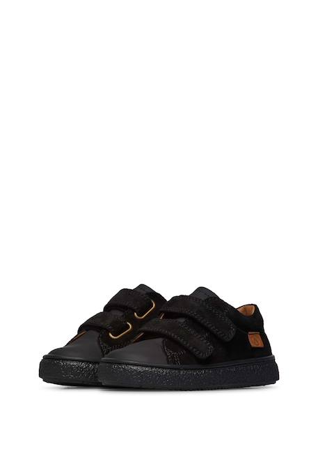 Baskets en cuir et synthétique carex vl Noir- 5 - vertbaudet enfant 