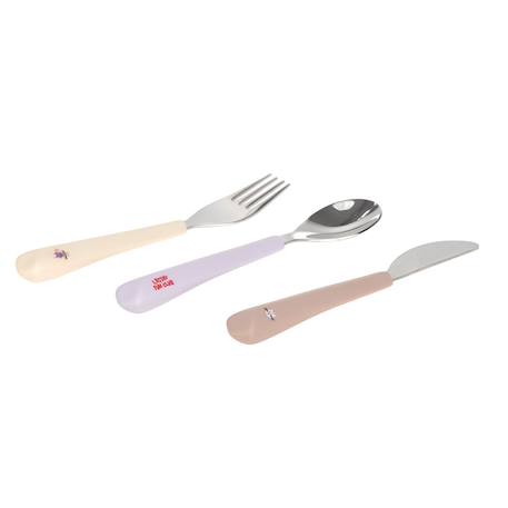 Lot de 3 couverts tiny team, cat Multi-coloured 4 - vertbaudet enfant 