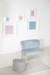 Tabouret pouf cœur en velours et bois lil sofa Bleu clair+Gris argenté+Rose pastel 9 - vertbaudet enfant 
