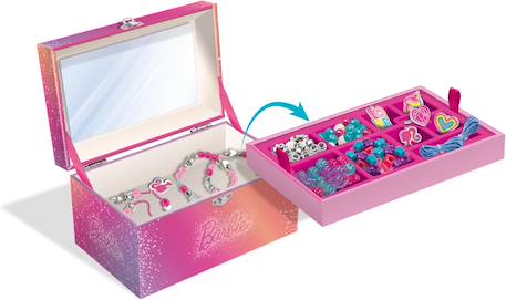 Coffret Bijoux Barbie We Dream Together, Boîte à Bijoux à Créer pour enfants dès 5 Ans MULTICOLORE 5 - vertbaudet enfant 