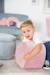 Tabouret pouf cœur en velours et bois lil sofa Bleu clair+Gris argenté+Rose pastel 14 - vertbaudet enfant 