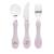 Lot de 3 couverts tiny team, chat Rose 1 - vertbaudet enfant 