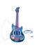 Guitare électronique lumineuse avec lunettes et micro stitch Bleu 1 - vertbaudet enfant 