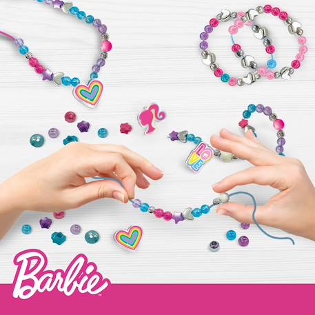 Coffret Bijoux Barbie We Dream Together, Boîte à Bijoux à Créer pour enfants dès 5 Ans MULTICOLORE 4 - vertbaudet enfant 