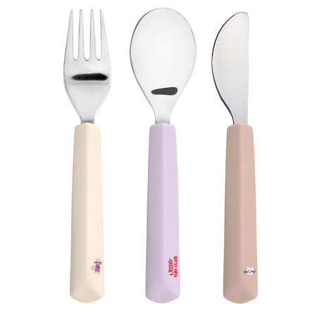 Lot de 3 couverts tiny team, cat Multi-coloured 1 - vertbaudet enfant 