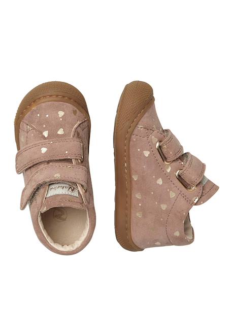 Chaussures en suède cocoon vl Gris tourterelle-+Marron-+Prune+Rose poudré- 19 - vertbaudet enfant 