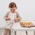 Grand bavoir avec poche happy fruits peach Rose 2 - vertbaudet enfant 