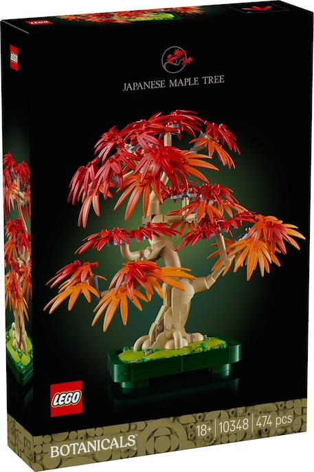 Lego icons - bonsaï d'érable rouge du japon - 10348 Multicolore 1 - vertbaudet enfant 