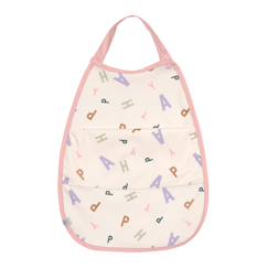 Puériculture-Grand bavoir avec poche happy fruits peach