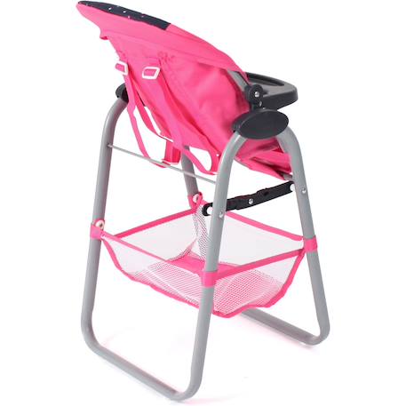 Chaise haute pour poupées Rose 4 - vertbaudet enfant 