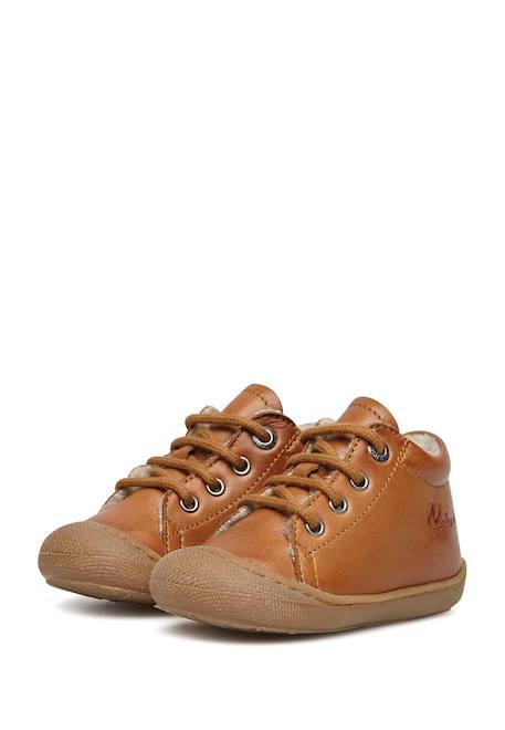 Chaussures en cuir doublés en laine cocoon Cognac- 5 - vertbaudet enfant 