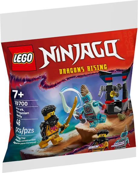 Lego ninjago - arin vs. Dragonian battle (polybag) - 30700 Multicolore 1 - vertbaudet enfant 