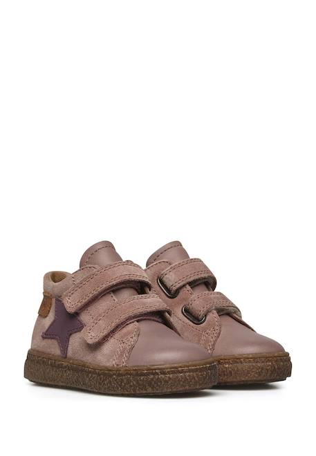 Baskets en cuir et suède albus vl Anthracite-+Marine-+Marron foncé-+Noir-+Rose- 22 - vertbaudet enfant 