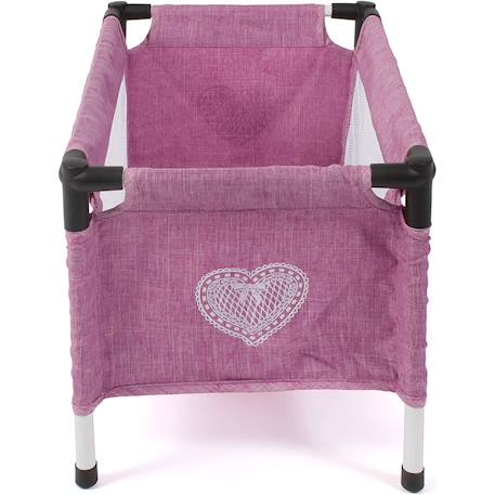 Lit de voyage pour poupées Rose 3 - vertbaudet enfant 