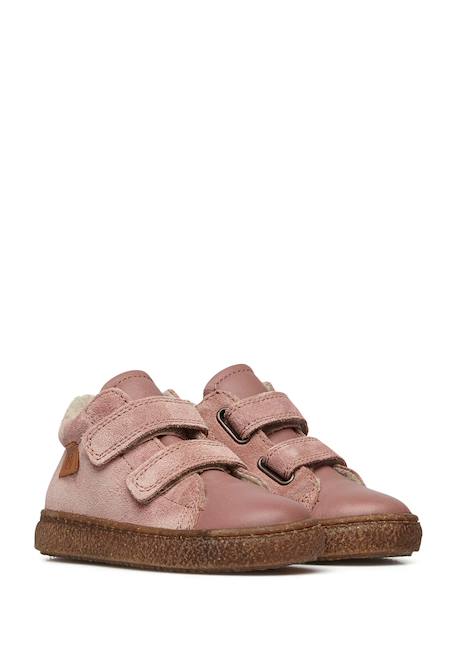 Baskets doublées en laine albus vl Bleu nuit-+Cognac-+Rose- 12 - vertbaudet enfant 