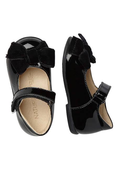Ballerines en verni arabesque Marine-+Noir-+Rouge- 9 - vertbaudet enfant 